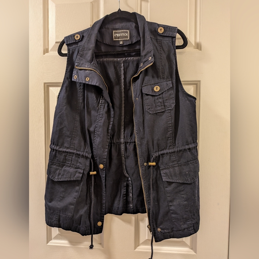 Women's Navy Utility Vest